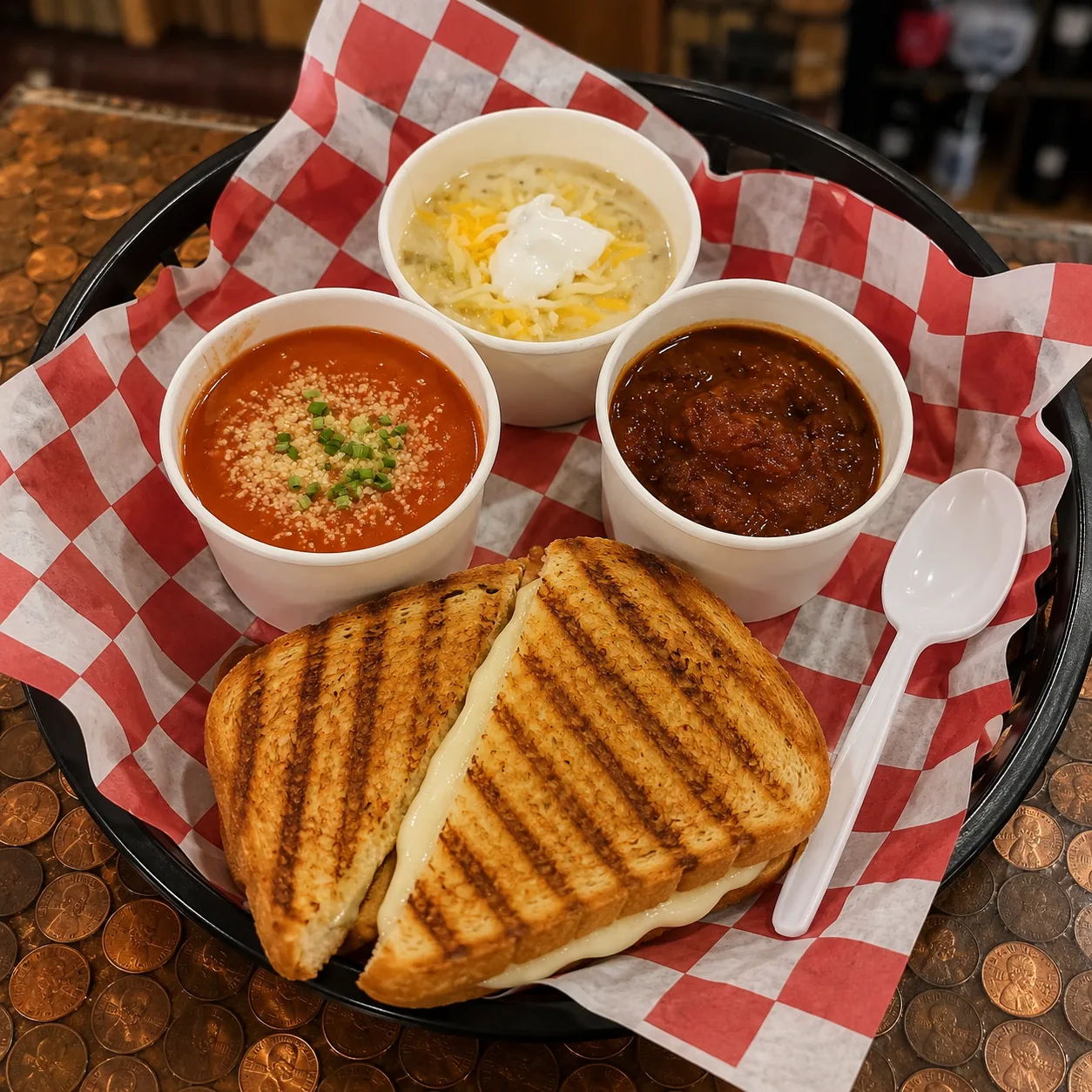 Grilled Cheese & Soup Flight  Oct-Feb
