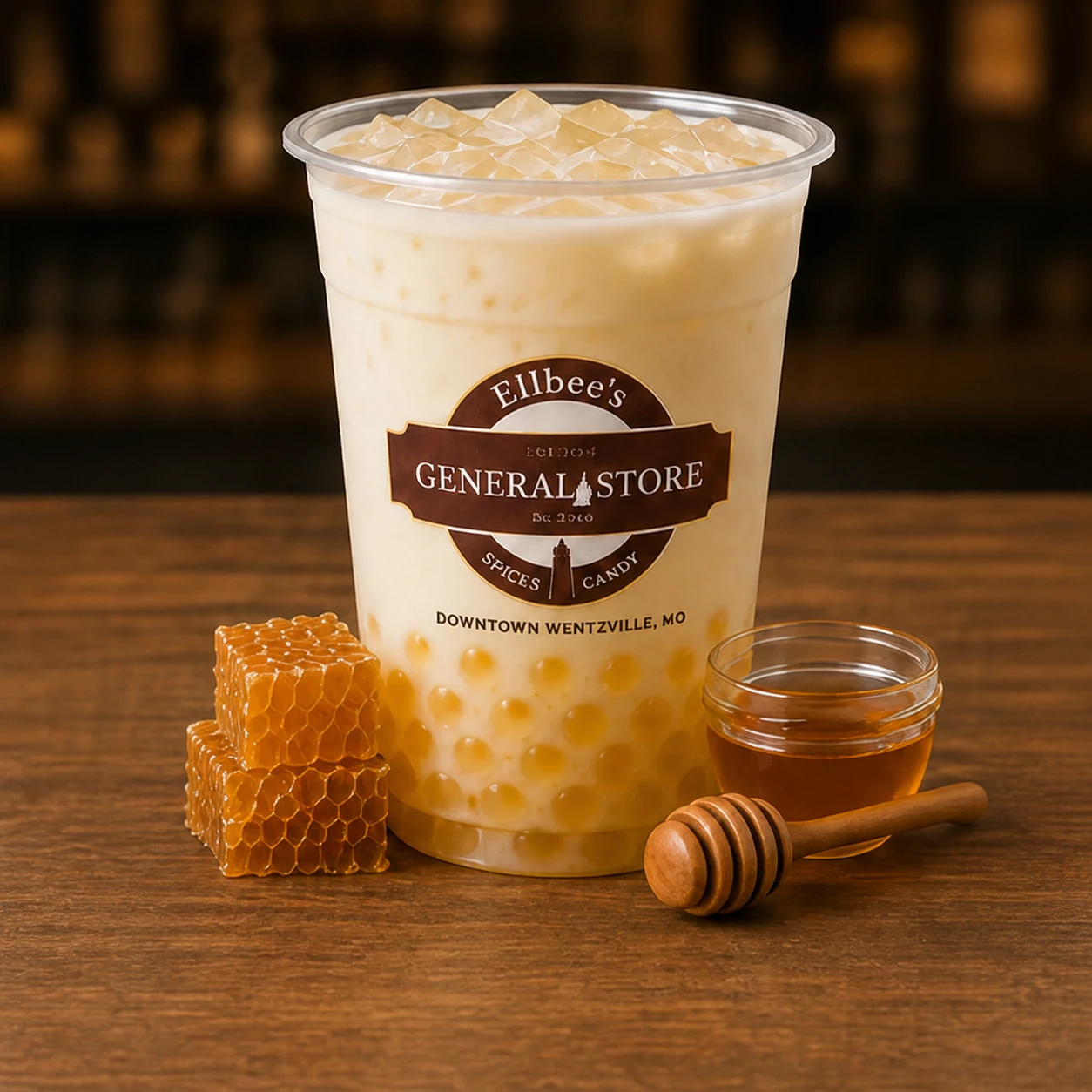 Lavender Brown Bubble Tea